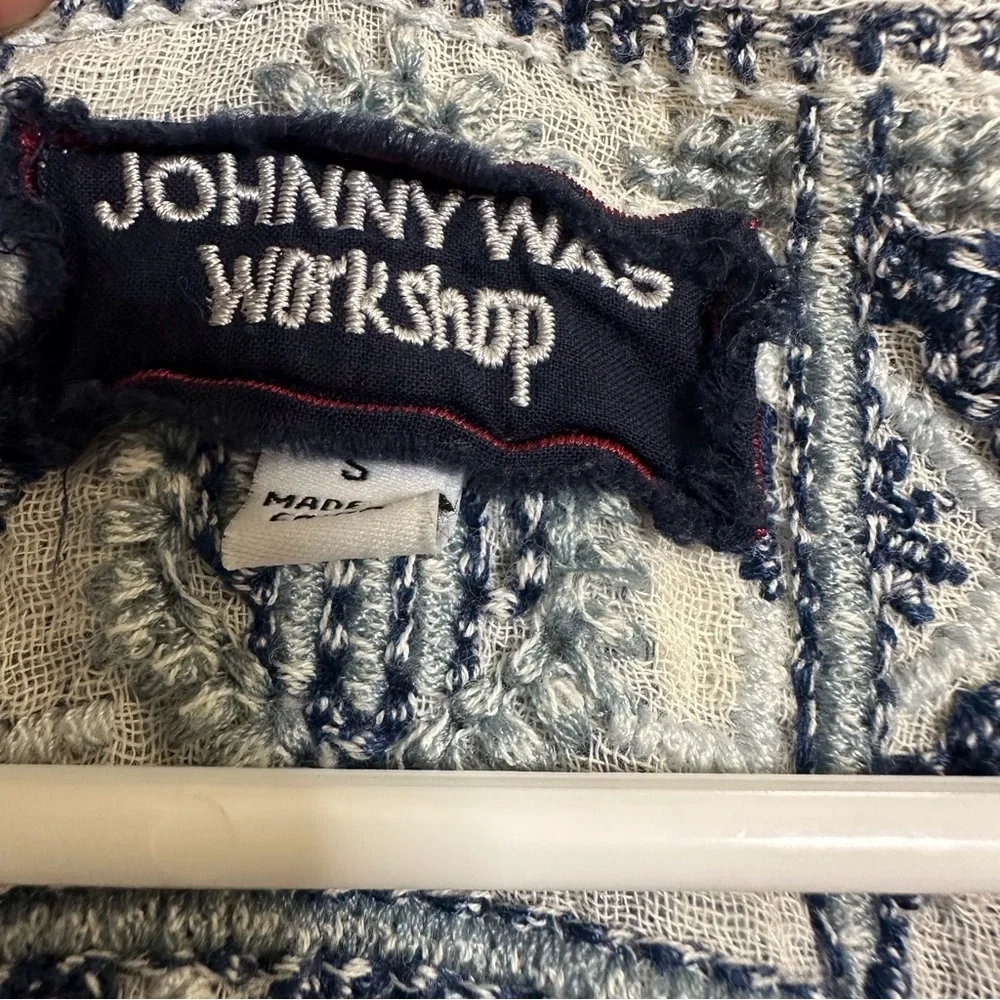 Johnny was simonee embroidered peasant blouse - Picture 6 of 6